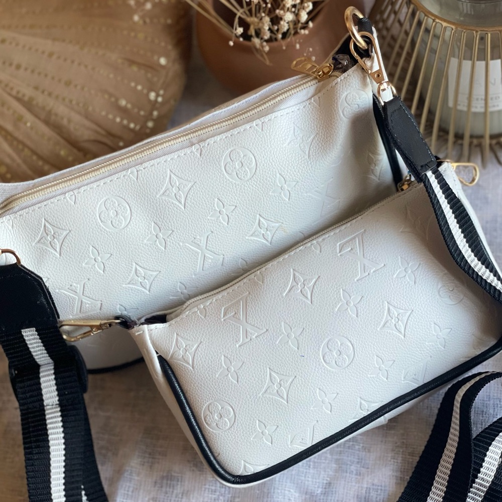 Louis Vuitton styled monogrammed crossbody bag - set of three - Picture 3 of 9